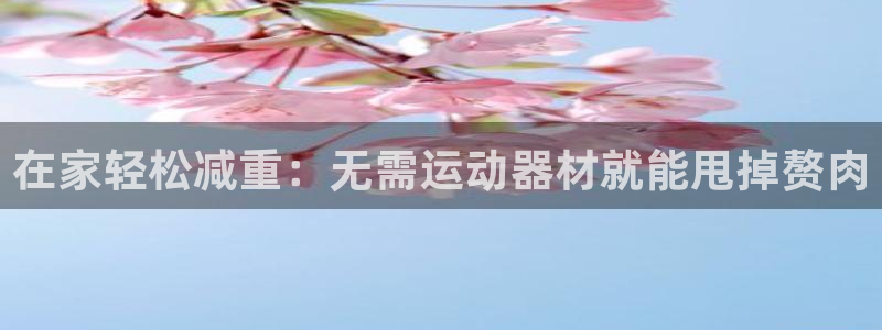 意昂3新能源：在家轻松减重：无需运动器材就能甩掉赘肉