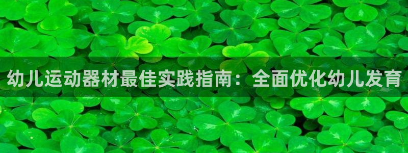 意昂体育3平台注册要钱吗：幼儿运动器材最佳实践指南：