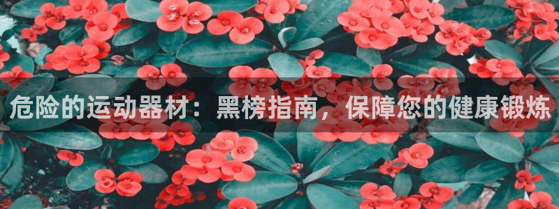 意昂体育3招商电话是多少啊：危险的运动器材：黑榜指南
