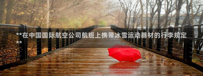 意昂体育3平台：**在中国国际航空公司航班上携带冰雪