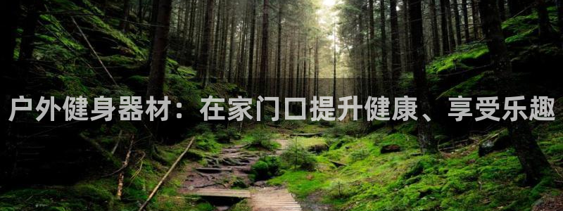 意昂体育3开户：户外健身器材：在家门口提升健康、享受