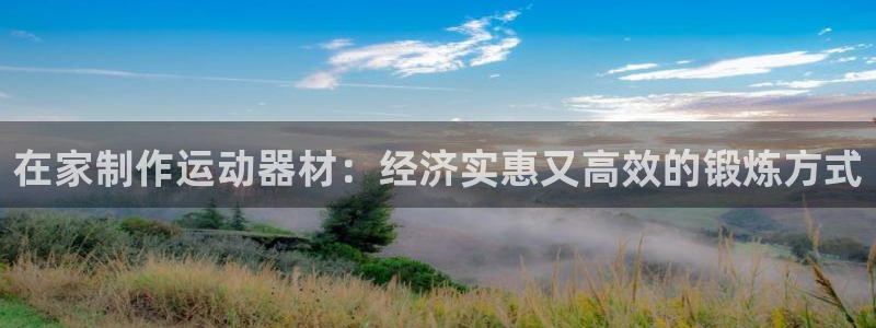 意昂体育3平台：在家制作运动器材：经济实惠又高效的锻