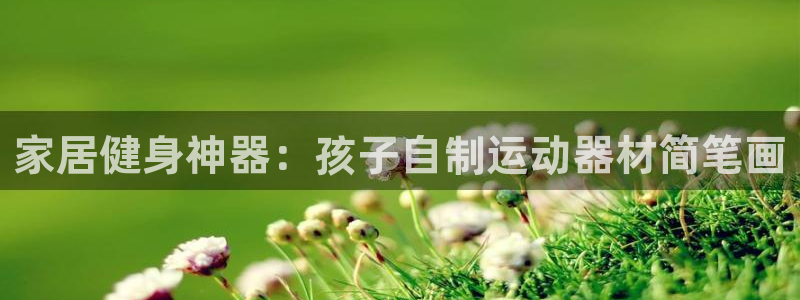 意昂3代理：家居健身神器：孩子自制运动器材简笔画