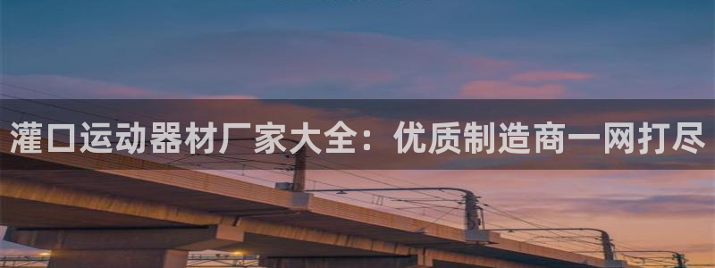 意昂3神州：灌口运动器材厂家大全：优质制造商一网打尽