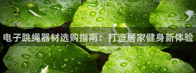 意昂体育3招商电话地址是多少：电子跳绳器材选购指南：
