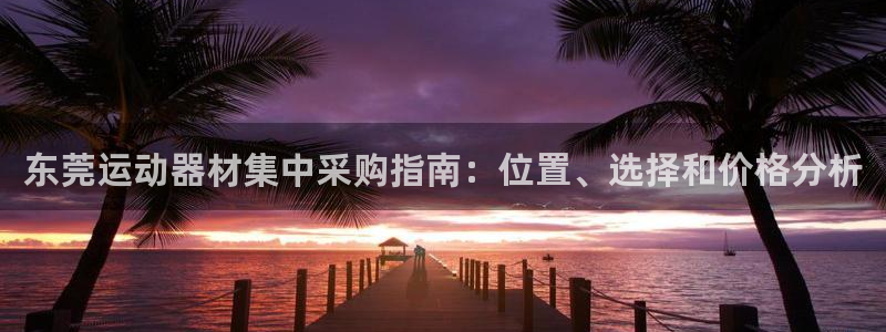 意昂3娱乐40996：东莞运动器材集中采购指南：位置
