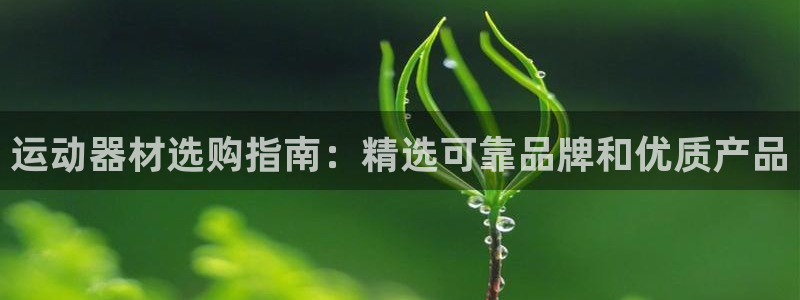 意昂体育3娱乐：运动器材选购指南：精选可靠品牌和优质